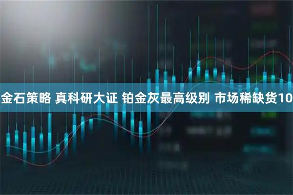 金石策略 真科研大证 铂金灰最高级别 市场稀缺货10
